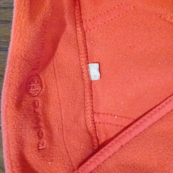 Poivre Blanc Ski Fleece Pullover Sweater Deep Coral 12 - Picture 3 of 4